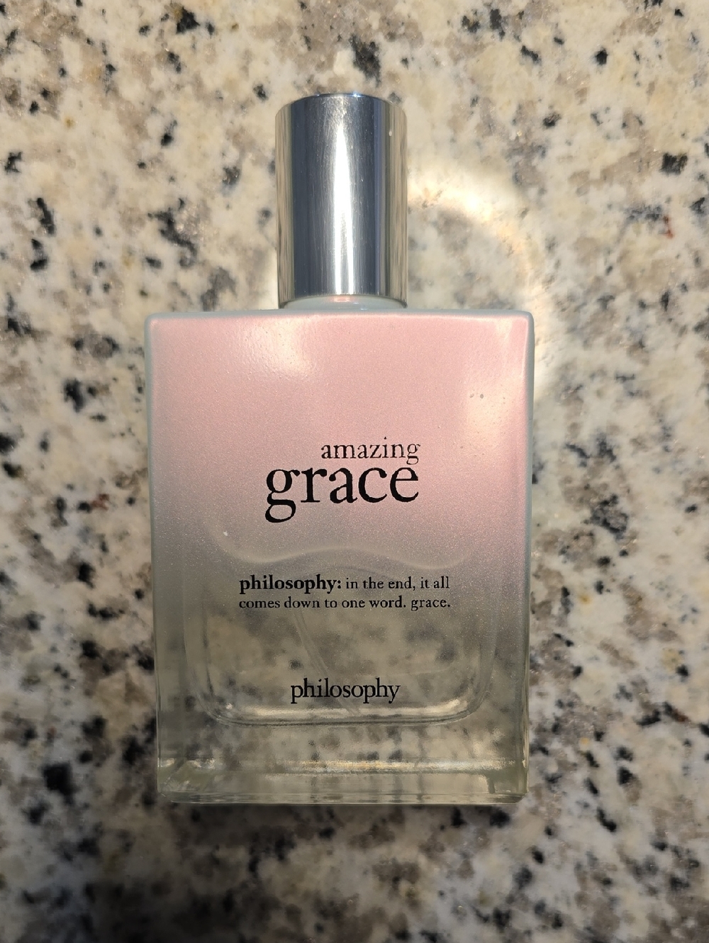 Philosophy Amazing Grace Bottle - Pink Fade with Silver Cap
